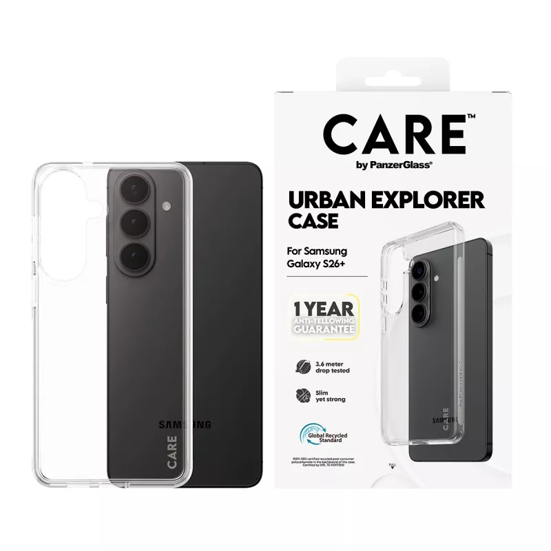 PanzerGlass CARE™ by ® Urban Explorer custodia trasparente Samsung Galaxy S26+