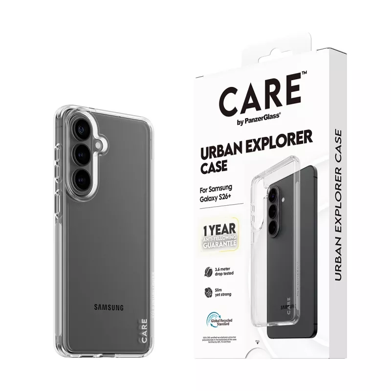 PanzerGlass CARE™ by ® Urban Explorer custodia trasparente Samsung Galaxy S26+