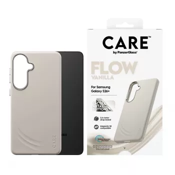 PanzerGlass CARE™ by ® Flow Case Vanilla con Qi Samsung Galaxy S26+
