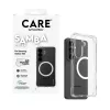 Custodia protettiva PanzerGlass CARE Samba trasparente con Qi bianco per Samsung Galaxy S26