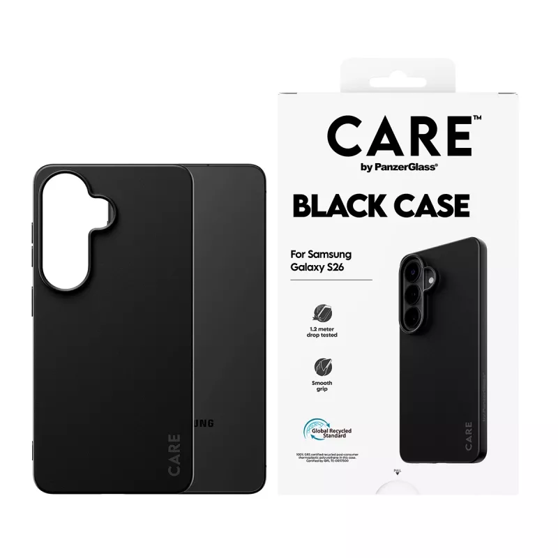 Custodia protettiva in TPU PanzerGlass CARE™ per Samsung Galaxy S26 – nero