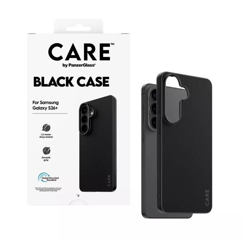 Custodia in TPU per Samsung Galaxy S26+ di PanzerGlass CARE™ – nero