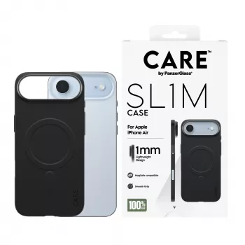 Custodia protettiva PanzerGlass CARE SL1M compatibile MagSafe per Apple iPhone Air, nero
