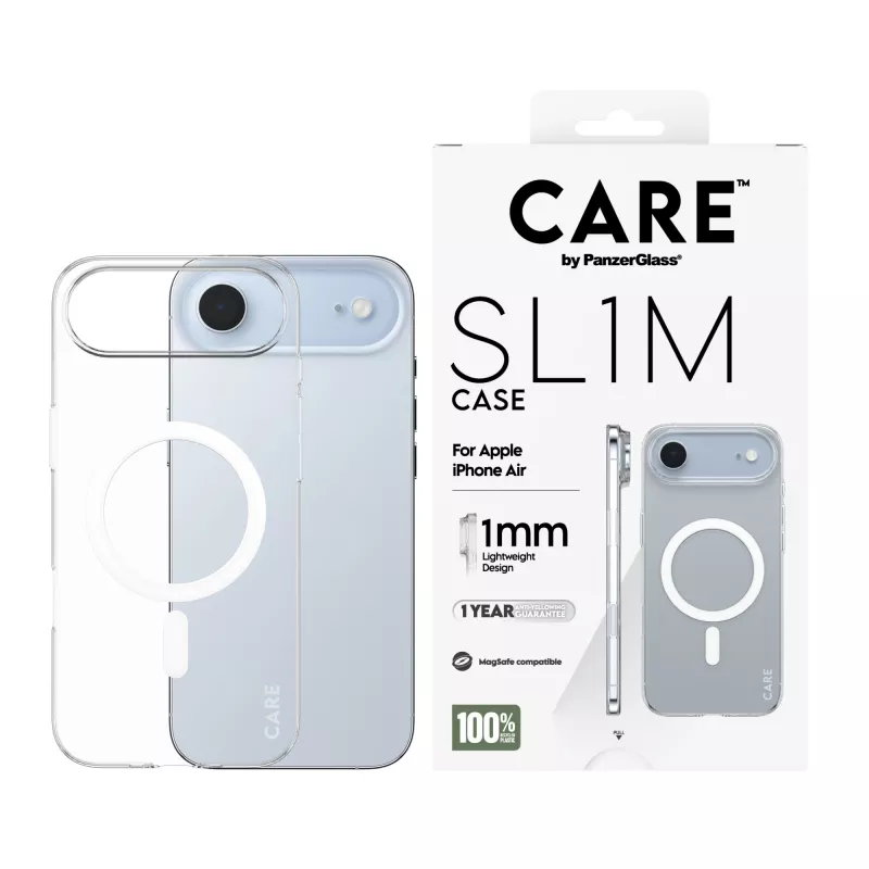 PanzerGlass CARE SL1M custodia trasparente compatibile MagSafe per Apple iPhone Air