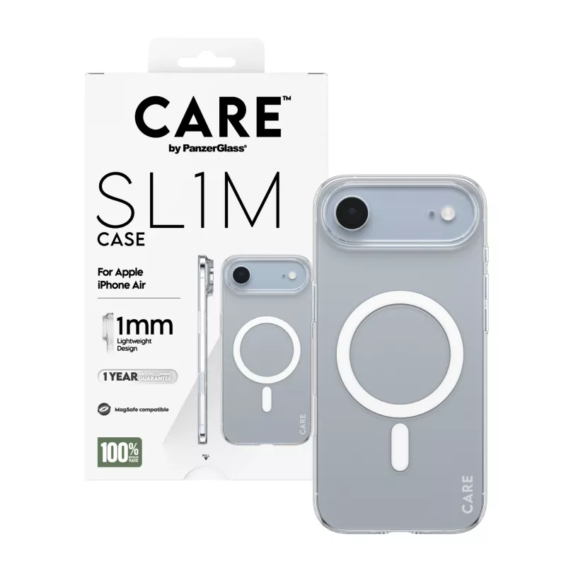 PanzerGlass CARE SL1M custodia trasparente compatibile MagSafe per Apple iPhone Air