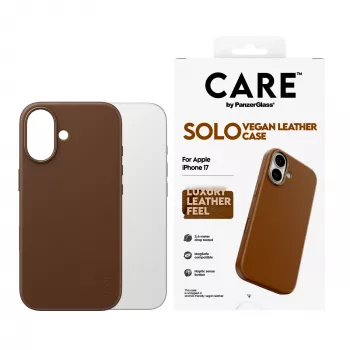 Custodia protettiva PanzerGlass CARE Solo per iPhone 17, marrone