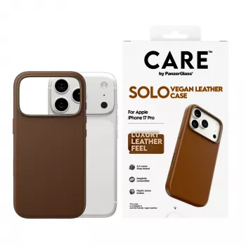PanzerGlass CARE Solo custodia marrone per Apple iPhone 17 Pro