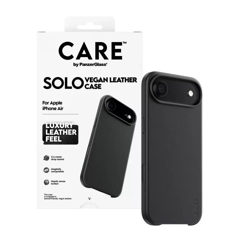 Custodia protettiva PanzerGlass CARE Solo per Apple iPhone Air, nero