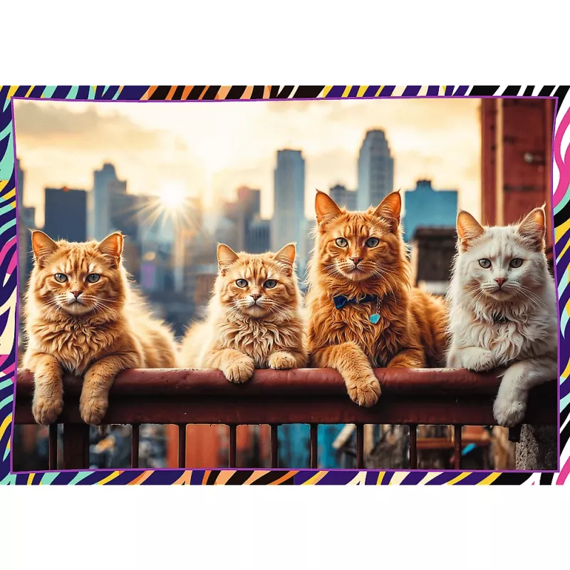 Puzzle TREFL Funny — 4 x 250 pezzi, set a tema per bambini