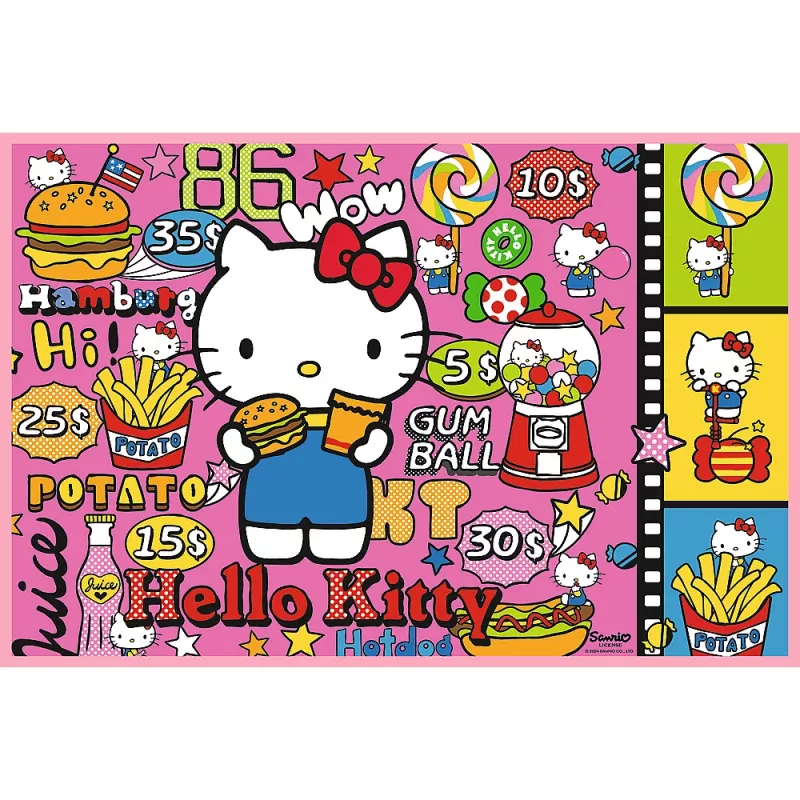 Trefl Puzzle 2x200 pezzi, Hello Kitty e amici (13336)