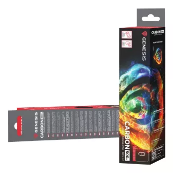 Tappetino mouse gaming GENESIS Carbon 500 M Fire G2 multicolore