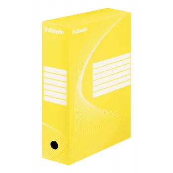 Scatola archivio Esselte Vivida FSC® BOXY 100 mm, giallo, A4, orizzontale/verticale, 100 mm, 352 mm, 250 mm