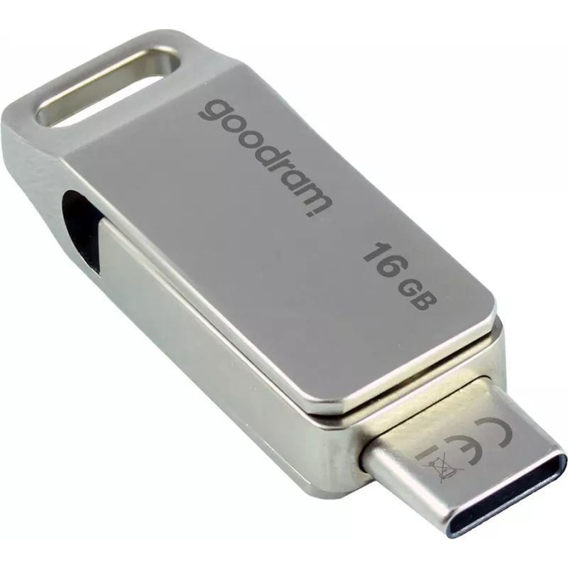 Goodram ODA3 unità flash USB 16 GB USB Type-A / USB Type-C 3.2 Gen 1 (3.1 Gen 1) argento