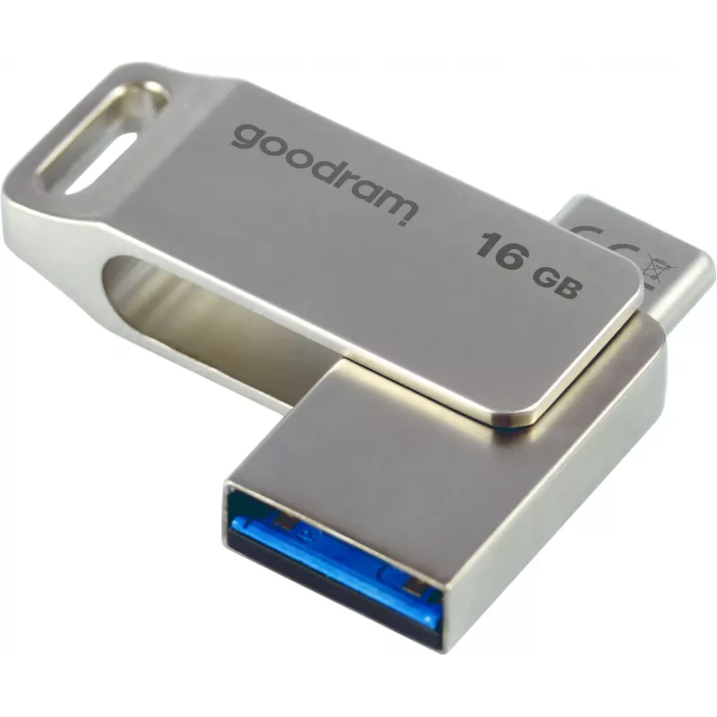 Goodram ODA3 unità flash USB 16 GB USB Type-A / USB Type-C 3.2 Gen 1 (3.1 Gen 1) argento