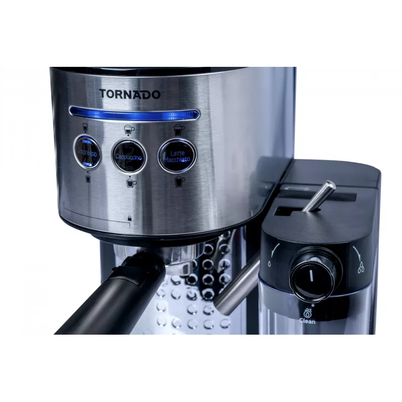 TORNADO TCM-14125 | Macchina per caffè compatta, compatibile con portafiltro & cialde ESE