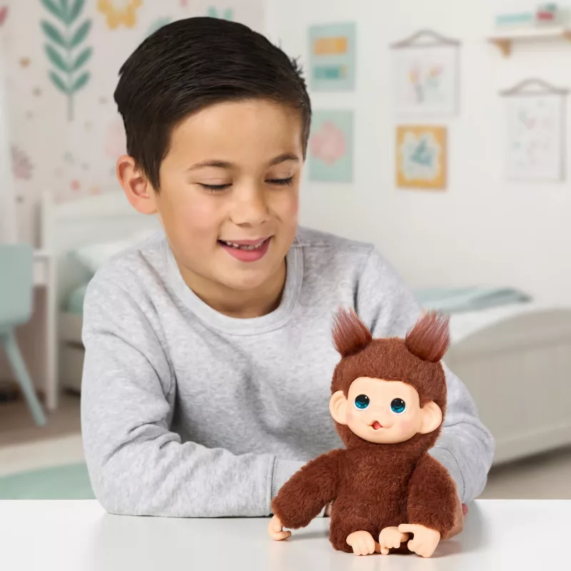 Moose Toys Little Live Pets My Baby Monkey 'Chikki Cherry', ragazzo/ragazza, 2 anni, con suono
