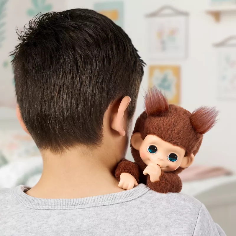 Moose Toys Little Live Pets My Baby Monkey 'Chikki Cherry', ragazzo/ragazza, 2 anni, con suono