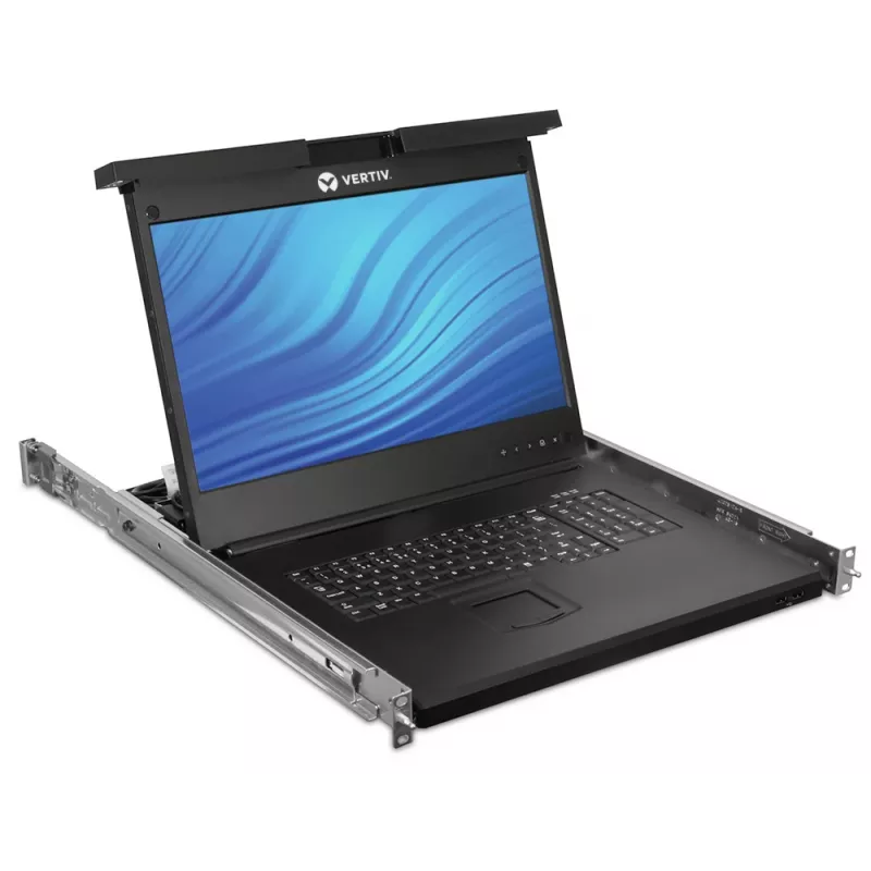 Vertiv Avocent console di accesso rack locale LCD, KVM 8P, 8 CAVI, USB KB-GER