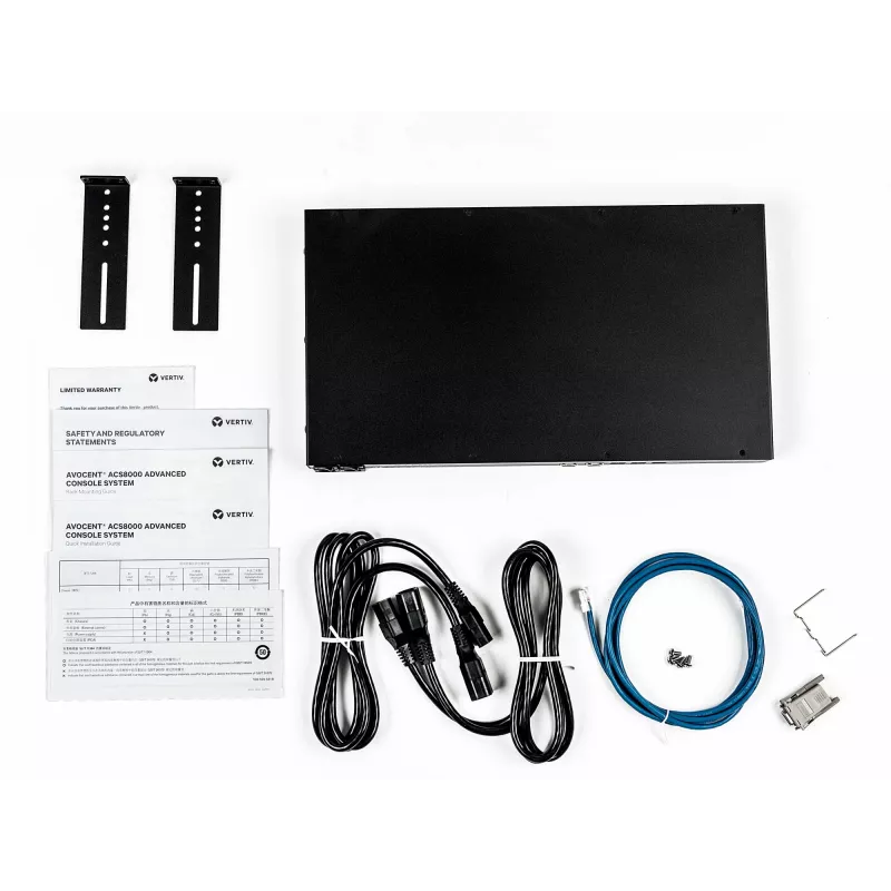 Vertiv Avocent ACS 8000 16 porte con alimentazione CA ridondante e modem analogico - ACS8016MDAC-404