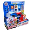 PAW Patrol: Pup Squad, Search & Rescue HQ set di gioco con Chase Pup Squad Racer, action figure Humdinger & Kitty Pal, giocattolo per bambini e bambine da 3 anni