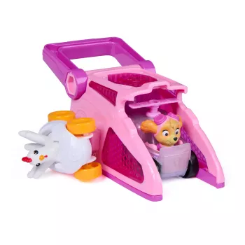 PAW Patrol Skye Pup Squad Launchers con veicolo Chickaletta confezione da 2, giocattolo per bambini e bambine da 3 anni
