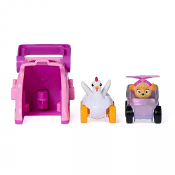 PAW Patrol Skye Pup Squad Launchers con veicolo Chickaletta confezione da 2, giocattolo per bambini e bambine da 3 anni