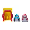 PAW Patrol Marshall Pup Squad Launchers con veicolo Rex confezione da 2, giocattolo per bambini e bambine da 3 anni