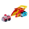 PAW Patrol Marshall Pup Squad Launchers con veicolo Rex confezione da 2, giocattolo per bambini e bambine da 3 anni