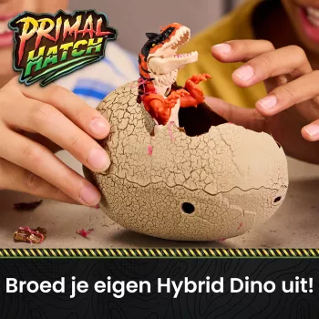 Primal Hatch Hybrid Hatchers dinosauro giocattolo & uovo, misteriosa creatura mini-dino, giocattolo per bambini e bambine da 5 anni, le versioni possono variare
