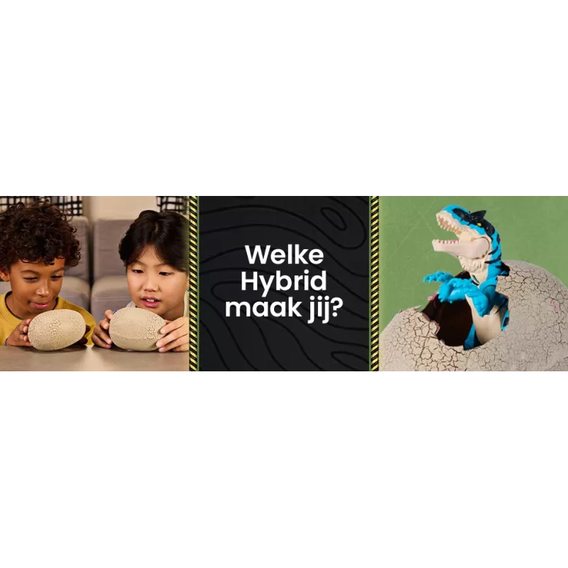 Primal Hatch Hybrid Hatchers dinosauro giocattolo & uovo, misteriosa creatura mini-dino, giocattolo per bambini e bambine da 5 anni, le versioni possono variare