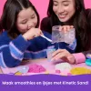 Kinetic Sand, set di gioco frullatore per smoothie, riempimento cestino di Pasqua, include 14 oz di sabbia modellabile, strumenti e stampo gelato, giocattolo cibo giocattolo
