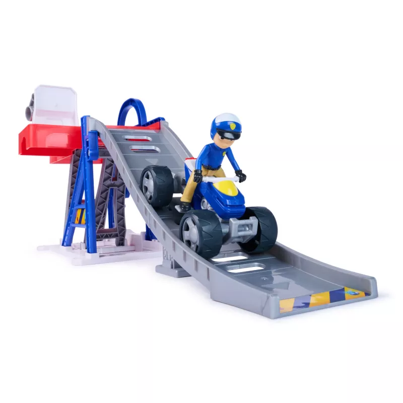 PAW Patrol Search & Rescue Lift 'N' Repair set di gioco con figura & veicolo esclusivi, oltre 76 cm di lunghezza, giocattolo per bambini e bambine da 3 anni