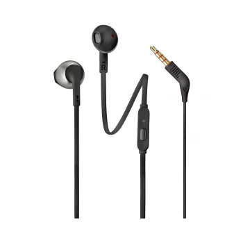 JBL Tune 205 nero, con filo, 20 - 20000 Hz, chiamate/musica, 14,3 g, cuffie, nero