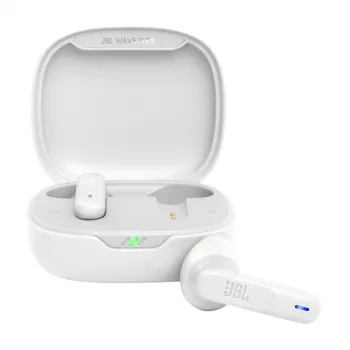 JBL Wave Flex cuffie True Wireless Stereo (TWS) in-ear per chiamate/musica/sport/quotidiano Bluetooth bianco