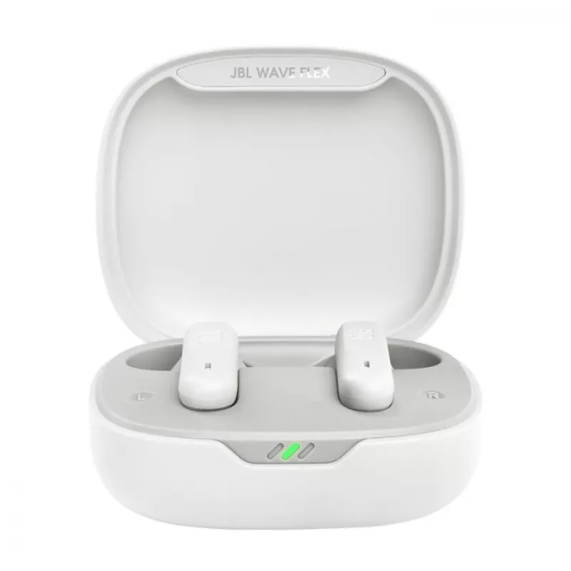 JBL Wave Flex cuffie True Wireless Stereo (TWS) in-ear per chiamate/musica/sport/quotidiano Bluetooth bianco