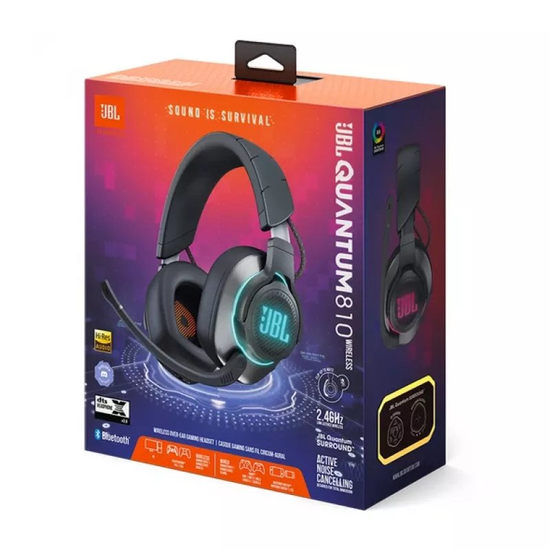 JBL Quantum 810 cuffie senza fili head-band gaming USB Type-C Bluetooth nero