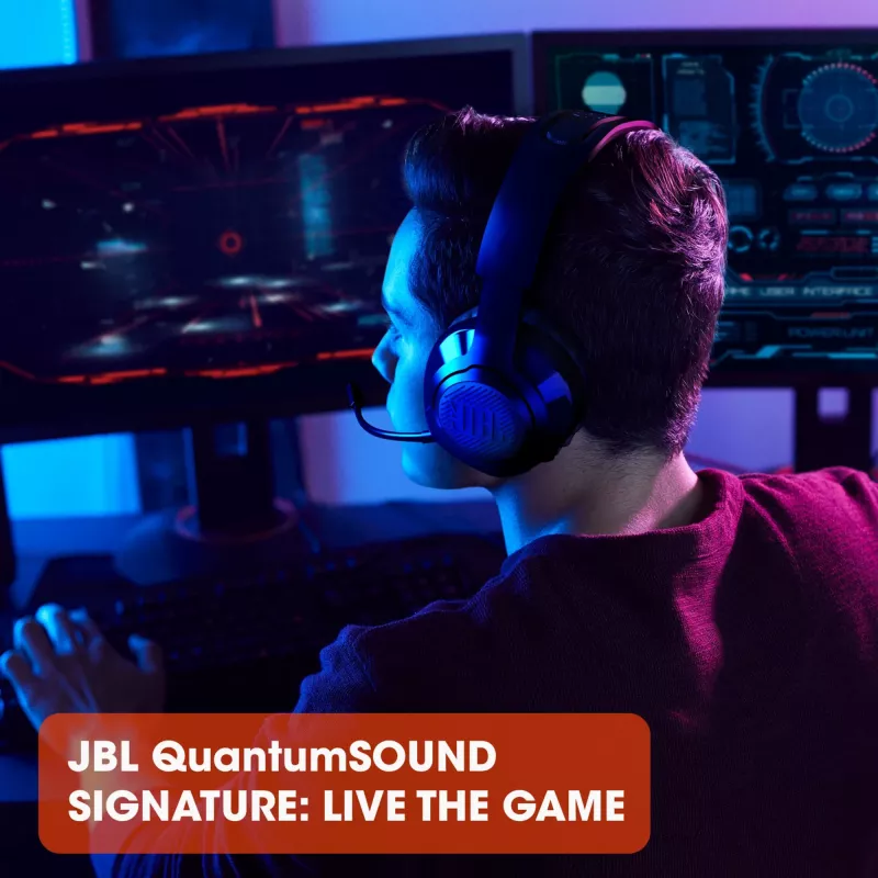JBL Quantum 350 nero, senza fili, gaming, 20 - 20000 Hz, 247 g, cuffie, nero