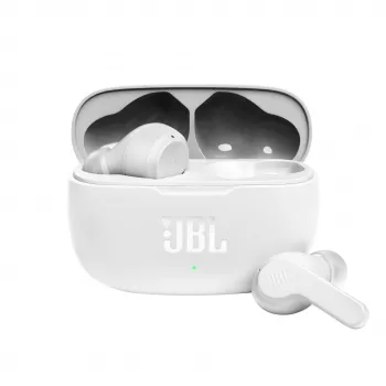 JBL Wave 200 TWS WEISS, senza fili, 20 - 20000 Hz, musica, 48 g, headset, bianco
