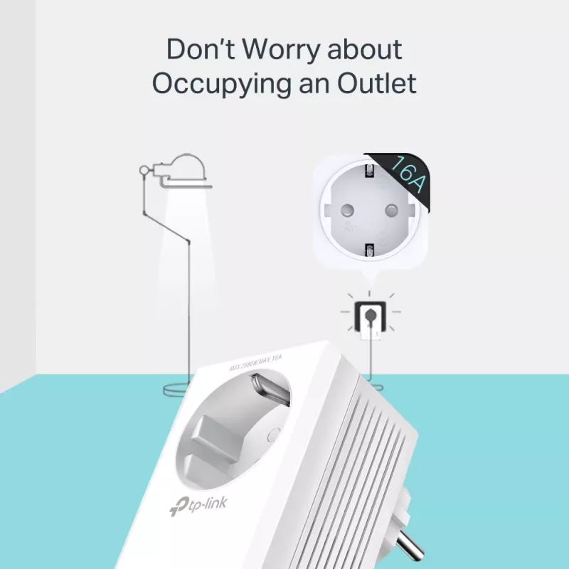 TP-Link TL-WPA7617 KIT 1200 Mbit/s Ethernet LAN Wi-Fi bianco 2 pz.