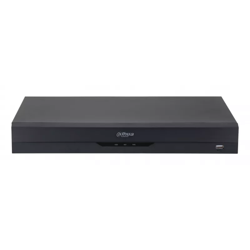DVR Dahua Technology XVR5216AN-4KL-I3/T – 16 canali 4K (3840x2160), H.264/H.265, 1xRJ45, 1xUSB3.2, 1xUSB2.0, HDD max 16 TB, nero