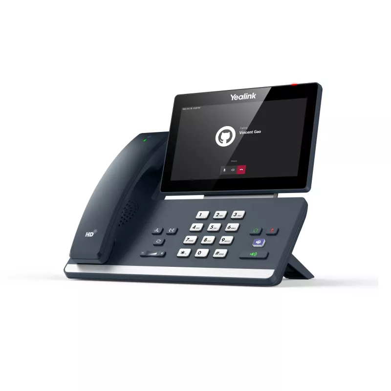 Yealink MP58-WH Microsoft Teams Edition, telefono IP, grigio, microtelefono senza fili, scrivania, Android, Microsoft Teams