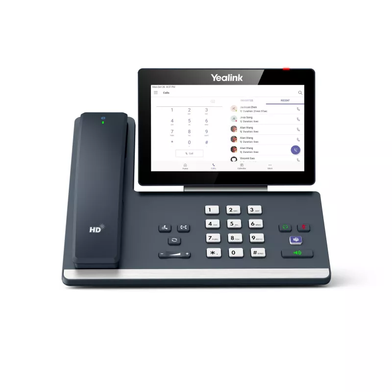 Yealink MP58-WH Microsoft Teams Edition, telefono IP, grigio, microtelefono senza fili, scrivania, Android, Microsoft Teams