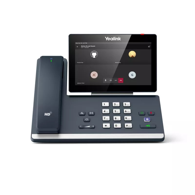 Yealink MP58-WH Microsoft Teams Edition, telefono IP, grigio, microtelefono senza fili, scrivania, Android, Microsoft Teams