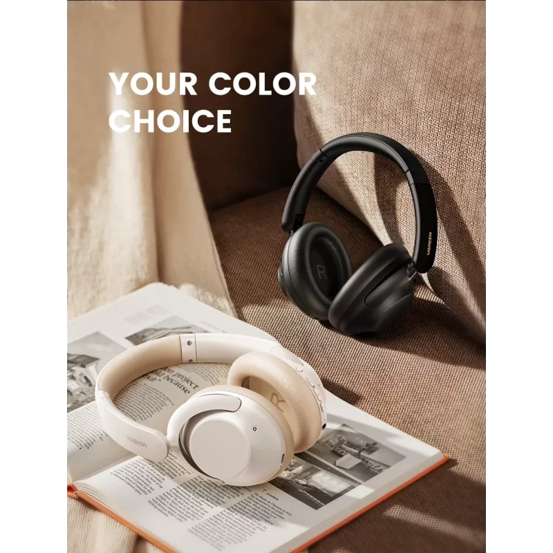 Ugreen HiTune Max5 cuffie con filo e senza fili archetto chiamate/musica Bluetooth nero