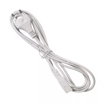 Cavo di alimentazione TARGUS HJ4411WHEUX, 2 m, spina di rete Type-C a IEC C7, bianco