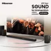 Soundbar Hisense AX5140Q 5.1.4 Dolby Atmos, 600 W RMS, subwoofer wireless 280 W, nero