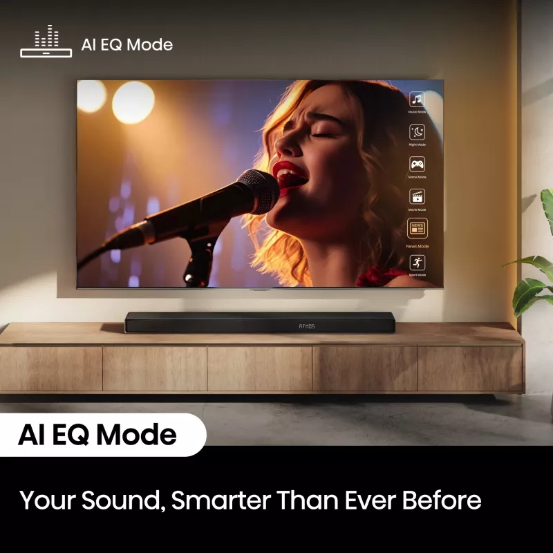 Soundbar Hisense AX5140Q 5.1.4 Dolby Atmos, 600 W RMS, subwoofer wireless 280 W, nero