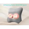 Cuscino massaggiante SKG VS500 — massaggio impastante, a batteria 10 W, batteria ricaricabile integrata, grigio
