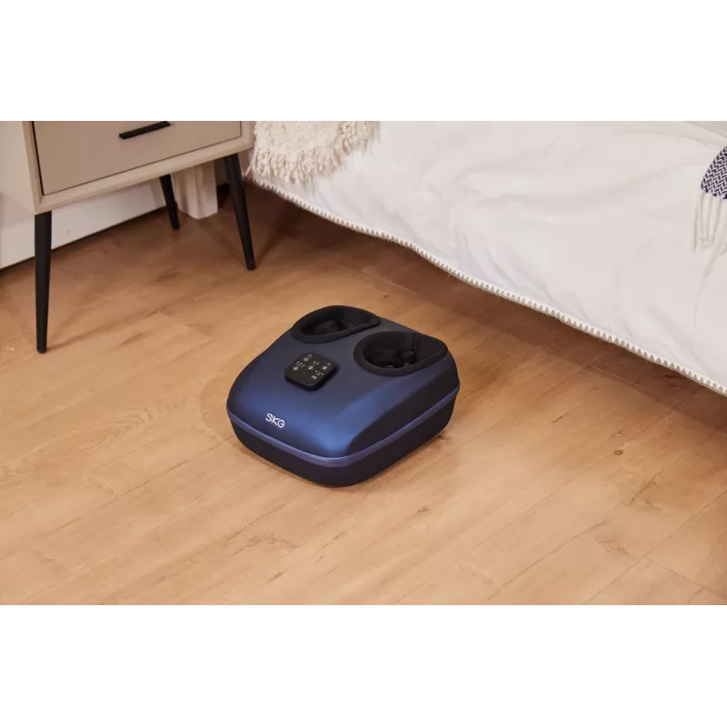 SKG YS100 – grigio, massaggio impastante, piedi, grigio, plastica, pulsanti, 12 testine