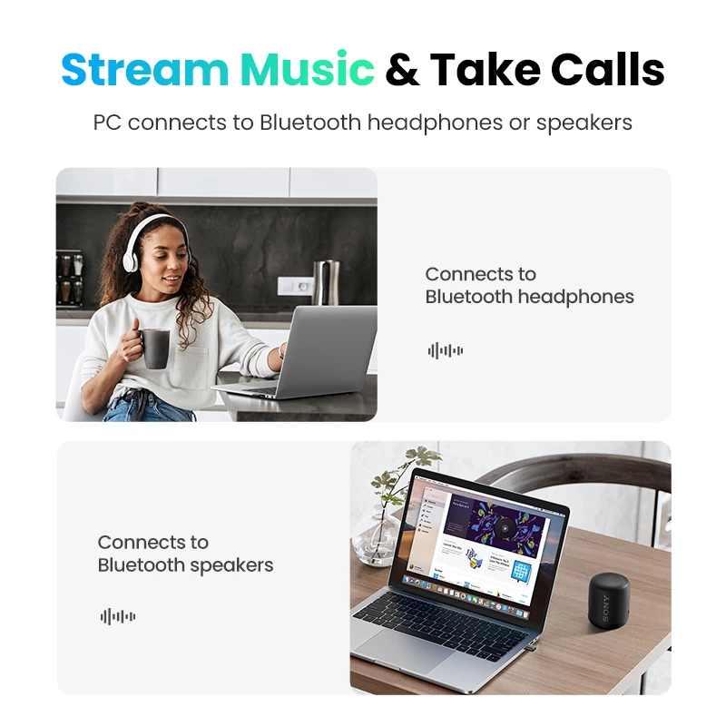Ugreen 80889 scheda di rete Bluetooth 20 Mbit/s